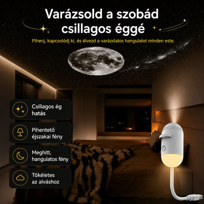 ÁlomÉgbolt™️ - Galaxis Projektor 2 az 1-ben